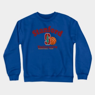 basketball from stanford university Crewneck Sweatshirt